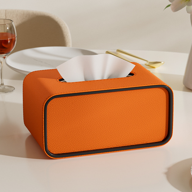 Moderna Leather Tissue Box