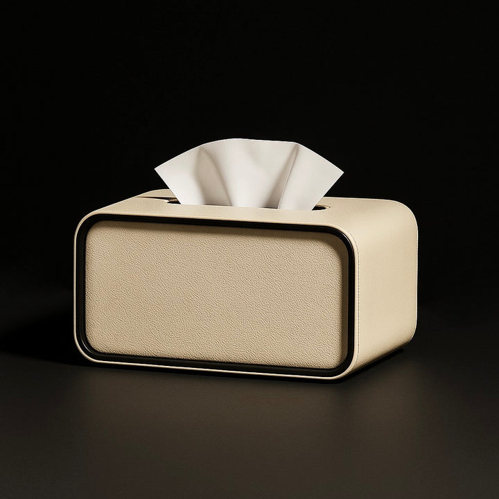 Moderna Leather Tissue Box