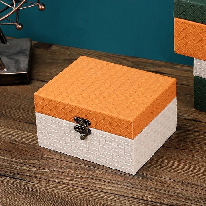 Artisan Woven Keepsake Box