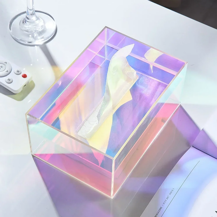 Prism Acrylic Tissue Box