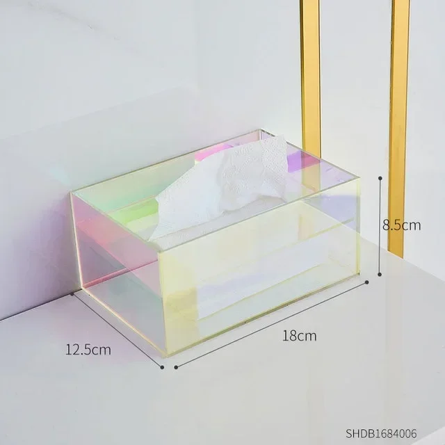 Prism Acrylic Tissue Box