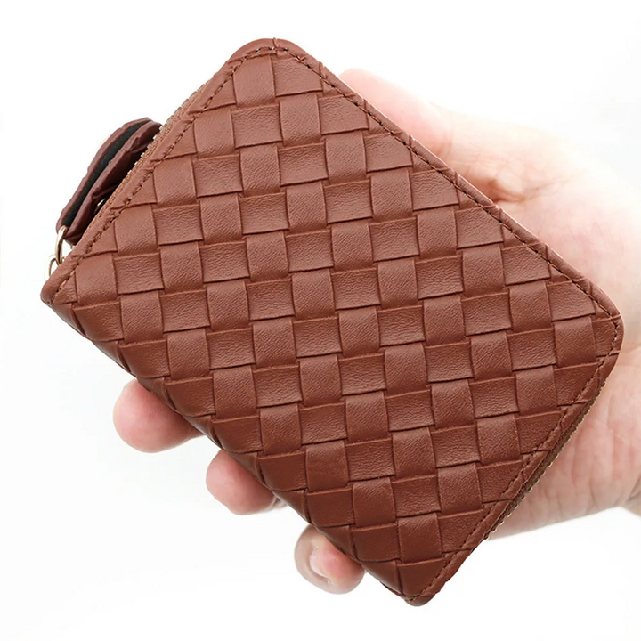 Celium - Woven Leather Wallet