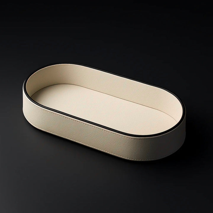 Ellipse Leather Organiser Tray