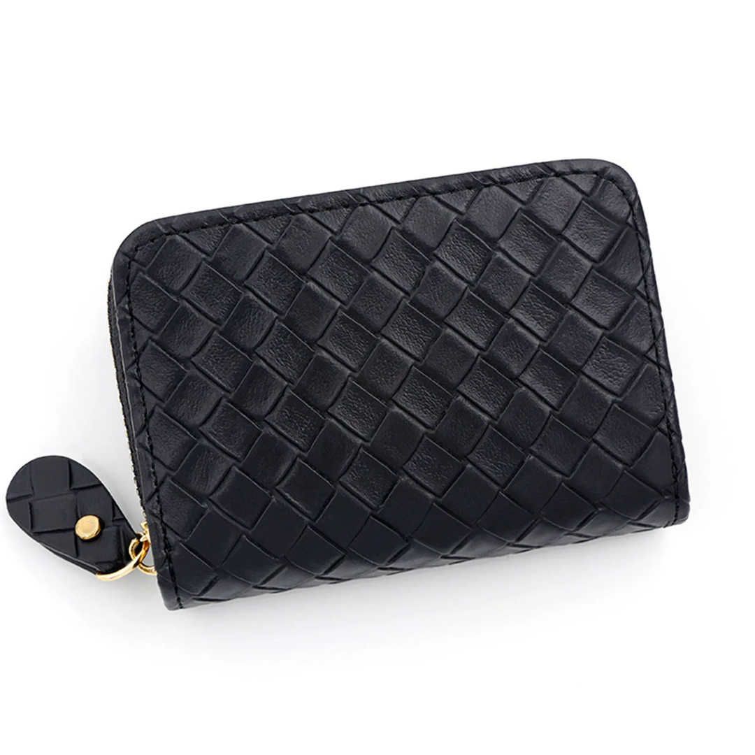 Celium - Woven Leather Wallet
