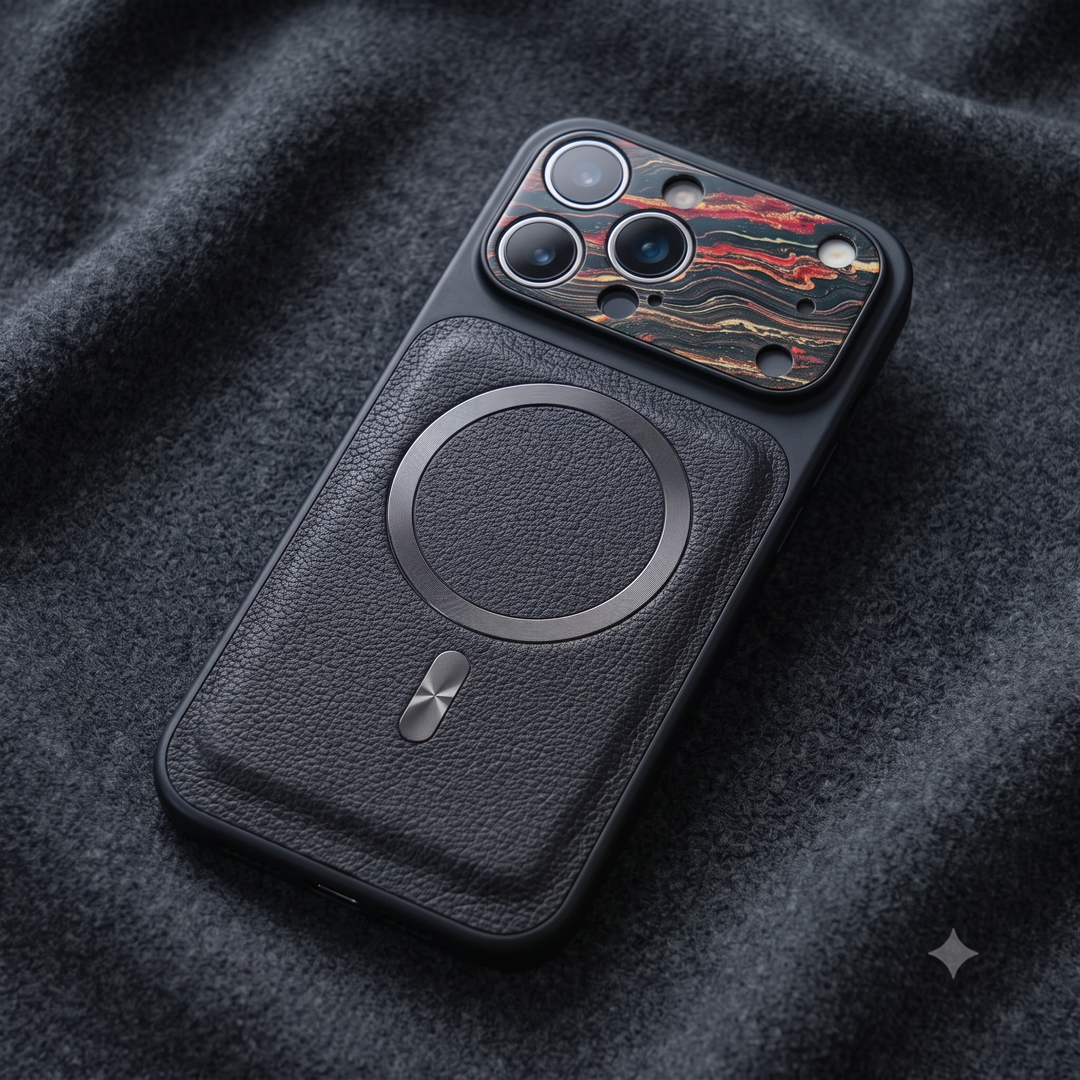 The Aurora Faux Leather Case