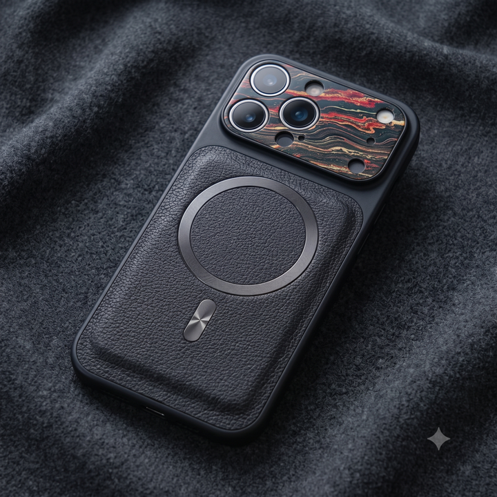 The Aurora Faux Leather Case