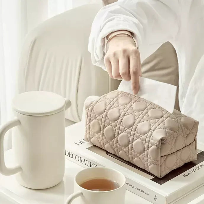 Quilted Elegance Tissue Box