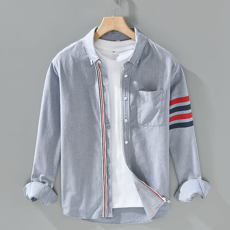 Parreiss Zipper Cotton Shirt