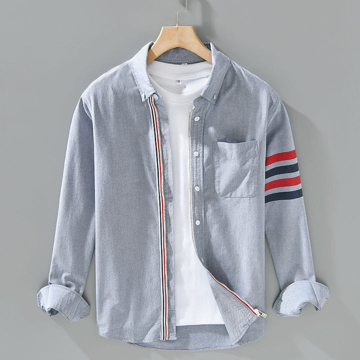 Parreiss Zipper Cotton Shirt