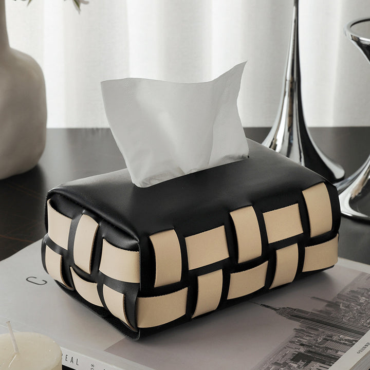 Oxford Weave Tissue Box