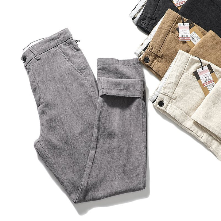 Shinji Hemp-Cotton Trousers