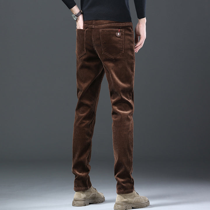 sdxfcyughyiojnp corduroy + lining pants