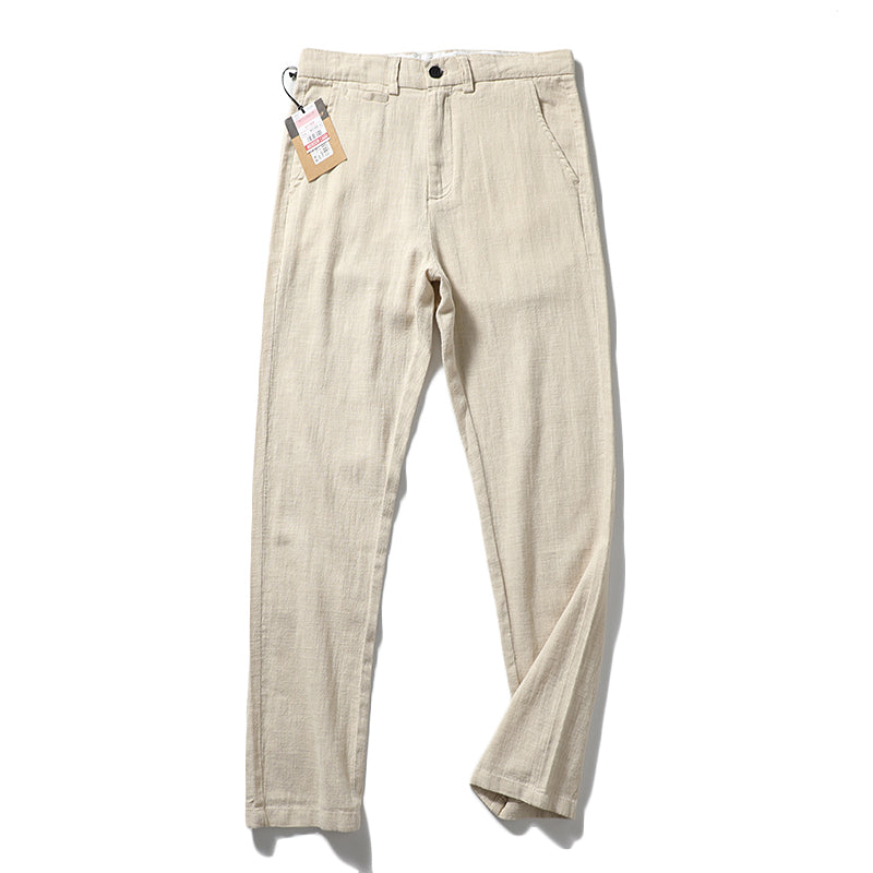 Shinji Hemp-Cotton Trousers