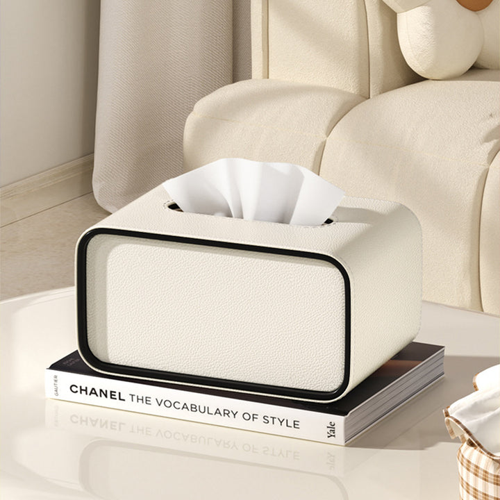 Moderna Leather Tissue Box