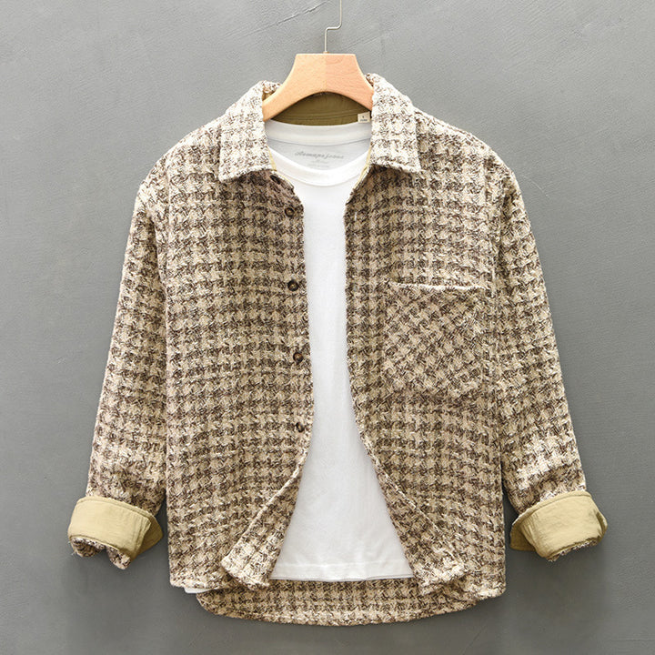 Houndstooth Tweed Jacket