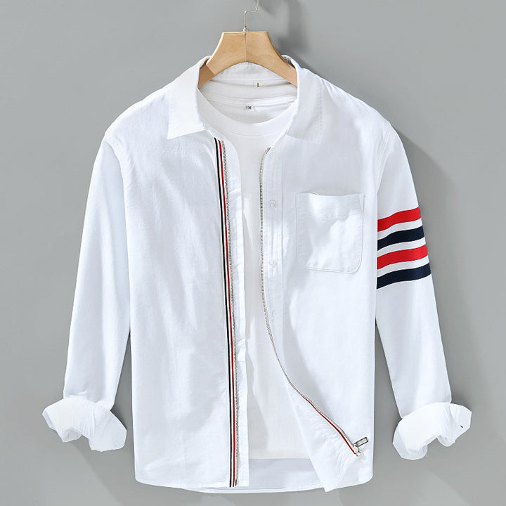 Parreiss Zipper Cotton Shirt