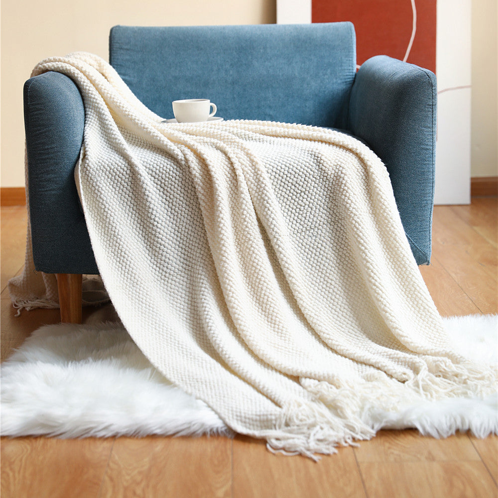 Ember-Knit Throw Blanket