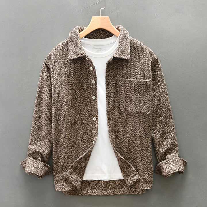 Pleucheux 100% Cotton Tweed Overshirt