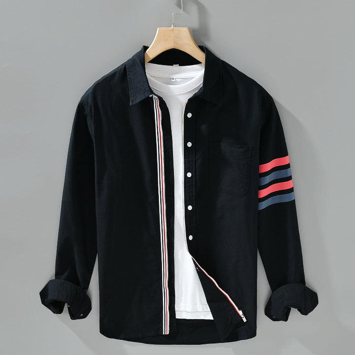 Parreiss Zipper Cotton Shirt