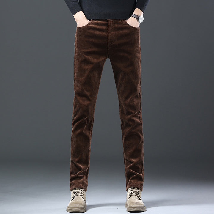 sdxfcyughyiojnp corduroy + lining pants