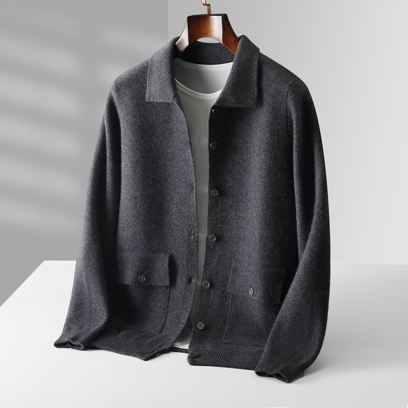 Vintique 100% Merino Wool Cardigan