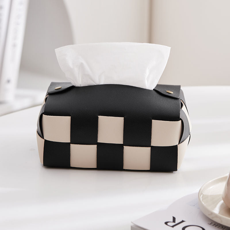 Modern Weave Tissue Box