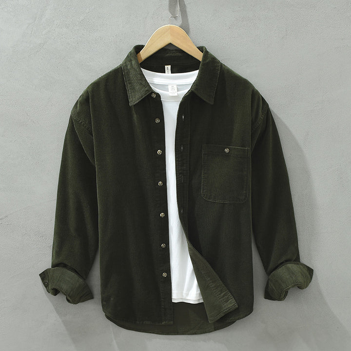 Causian Thin Corduroy Shirt