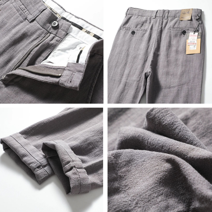 Shinji Hemp-Cotton Trousers