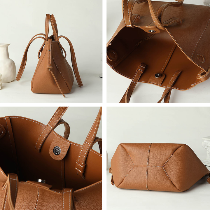 Rosaline Leather Tote Bag