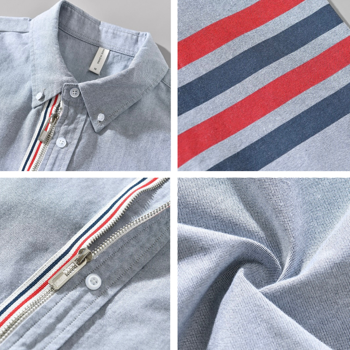 Parreiss Zipper Cotton Shirt
