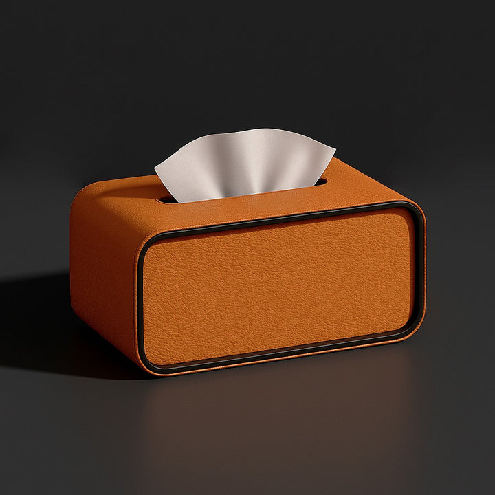 Moderna Leather Tissue Box