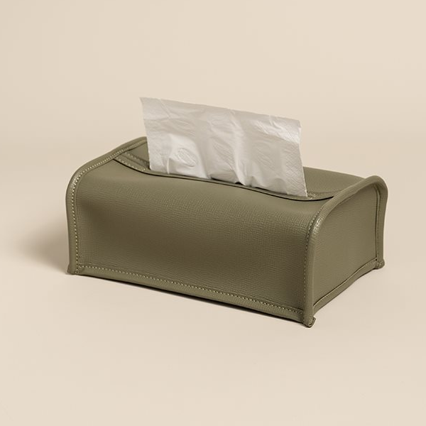 Velora Leather Tissue Box