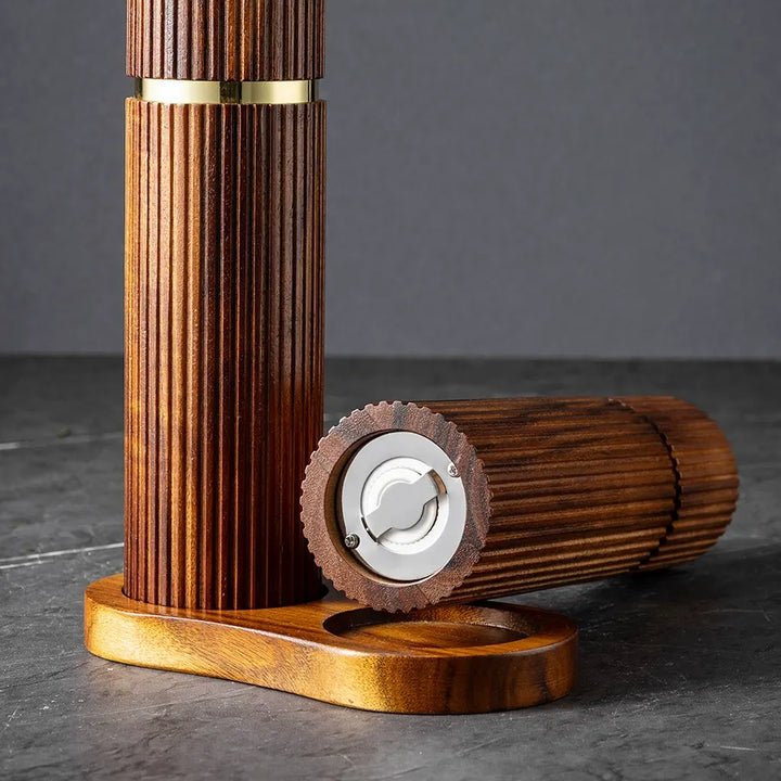Acacia Wood Pepper Mill Set