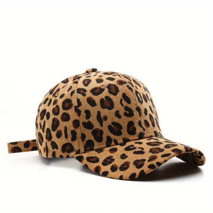 Cheetah Corduroy Cap