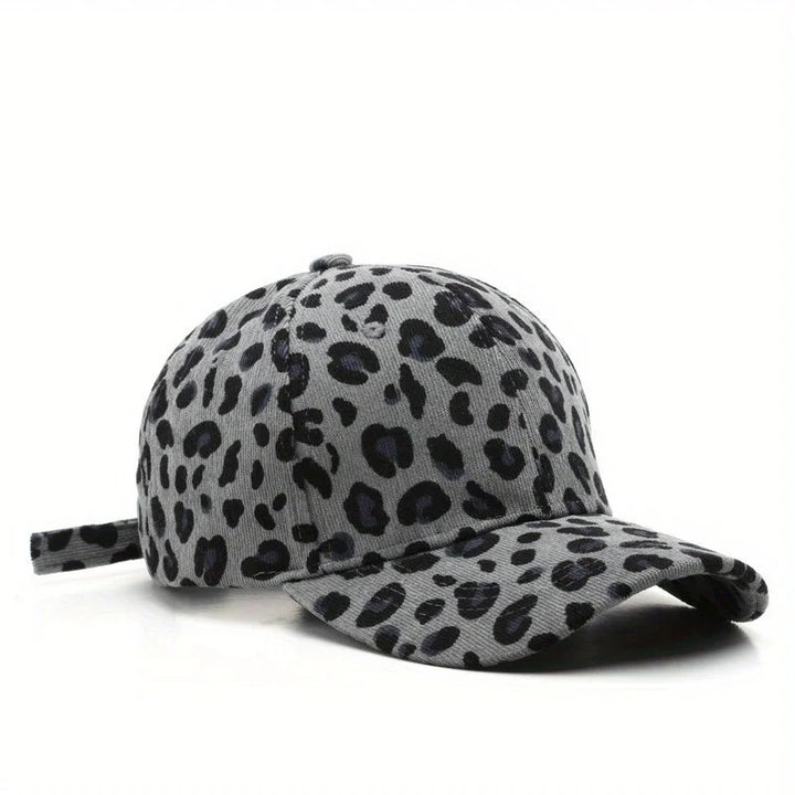 Cheetah Corduroy Cap