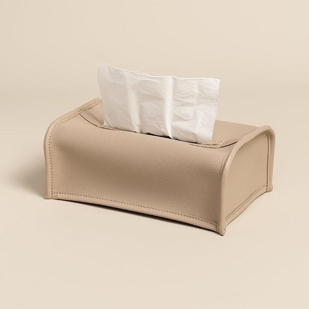 Velora Leather Tissue Box