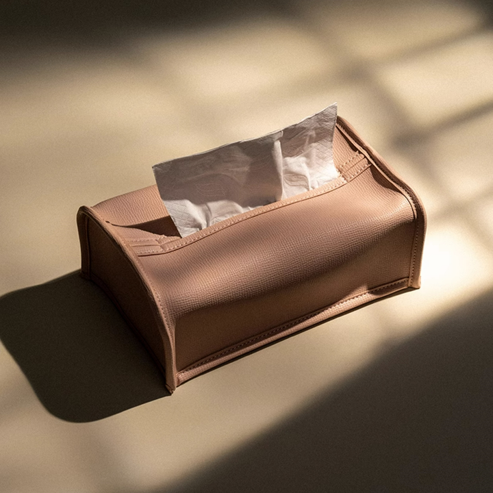 Velora Leather Tissue Box