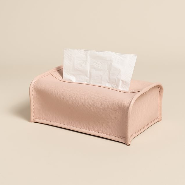 Velora Leather Tissue Box