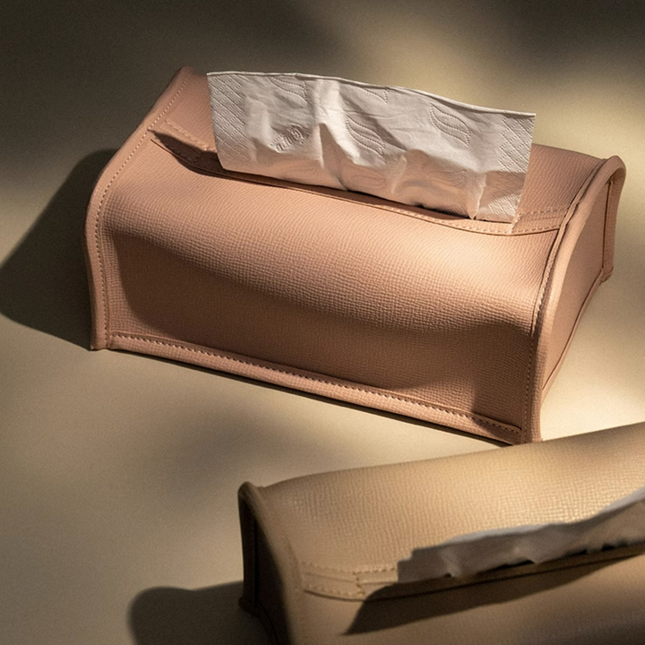 Velora Leather Tissue Box