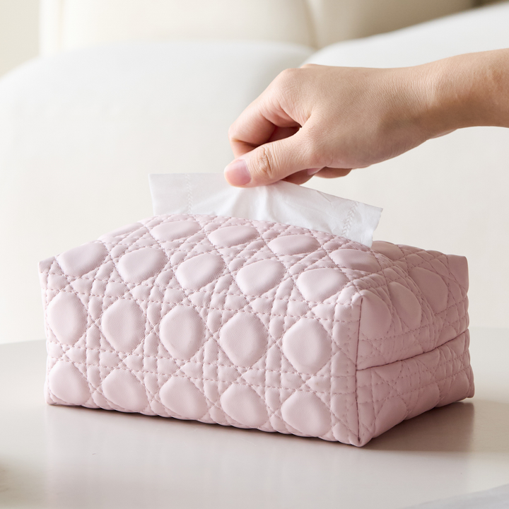 Quilted Elegance Tissue Box