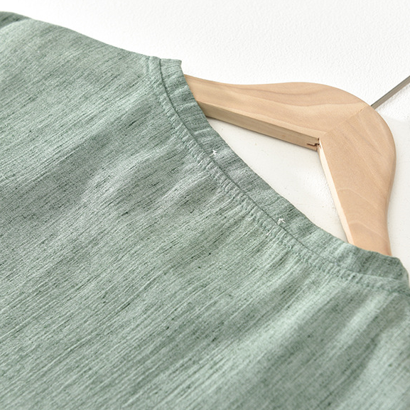 Ambi-décalé Linen T-Shirt